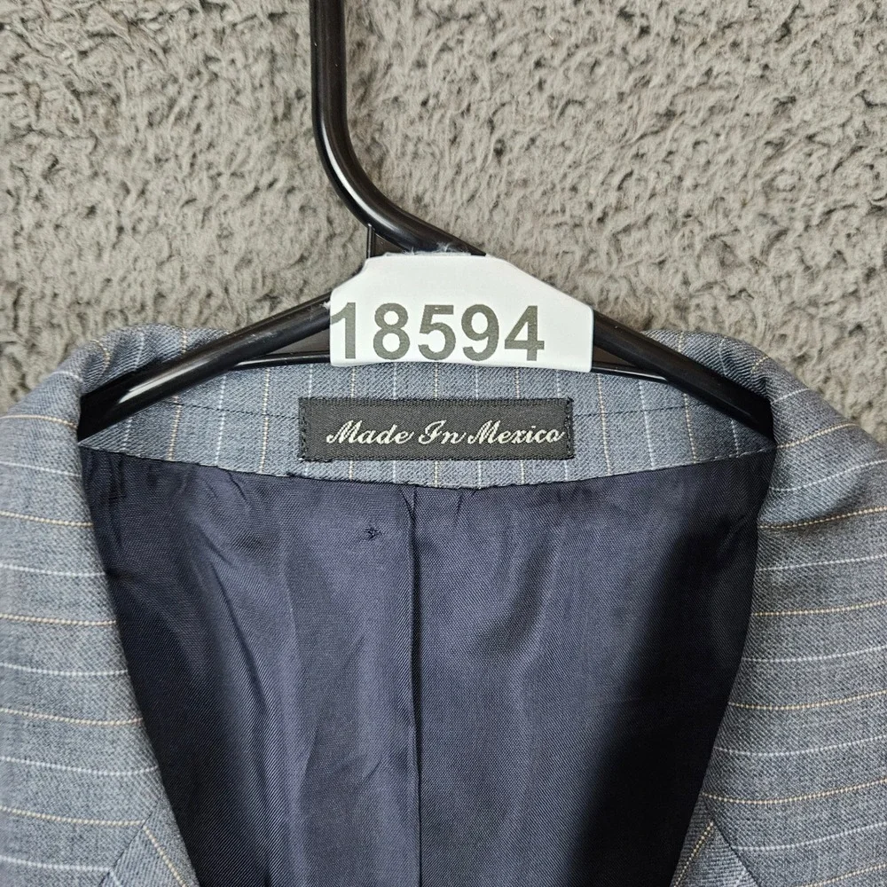 Lauren Ralph Lauren Men Striped Wool Blend‎ Blazer Jacket Size 42R